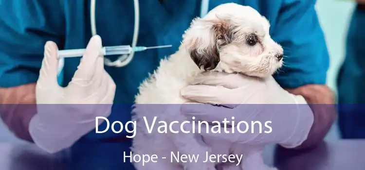Dog Vaccinations Hope - New Jersey